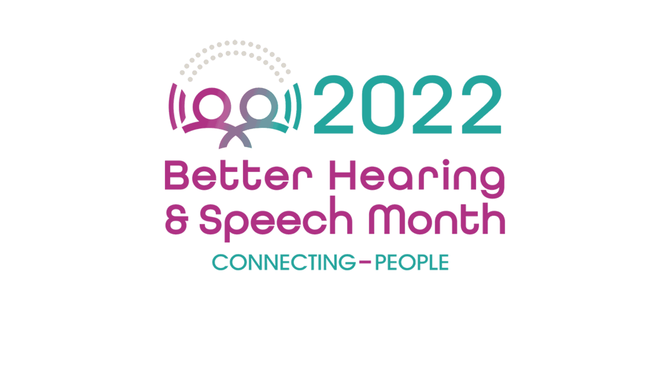 Better Hearing and Speech Month Logo