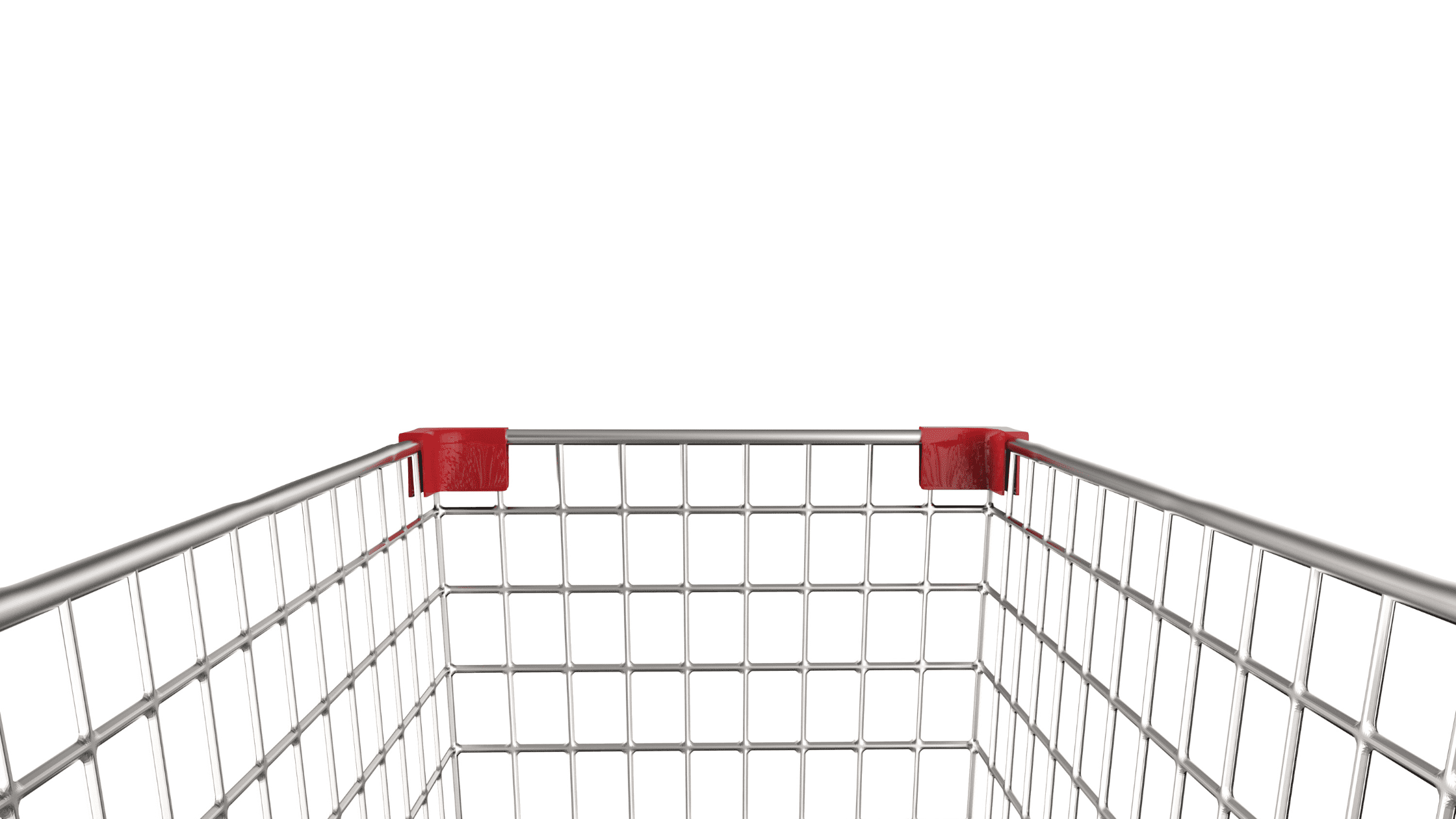 View of shopping cart in a store